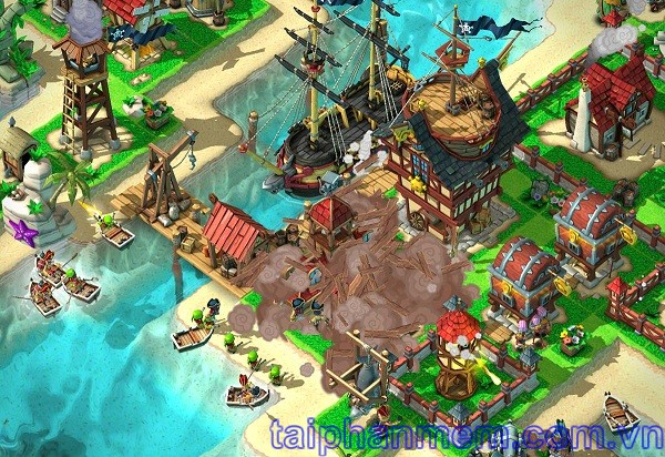 Plunder Pirates cho Android Game hải tặc